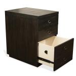 Perspectives Mobile Black File Cabinet - Image 4