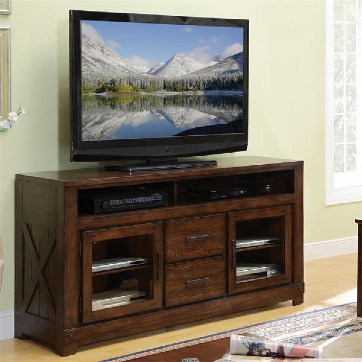 Windridge Glass Door TV Console - Image 4
