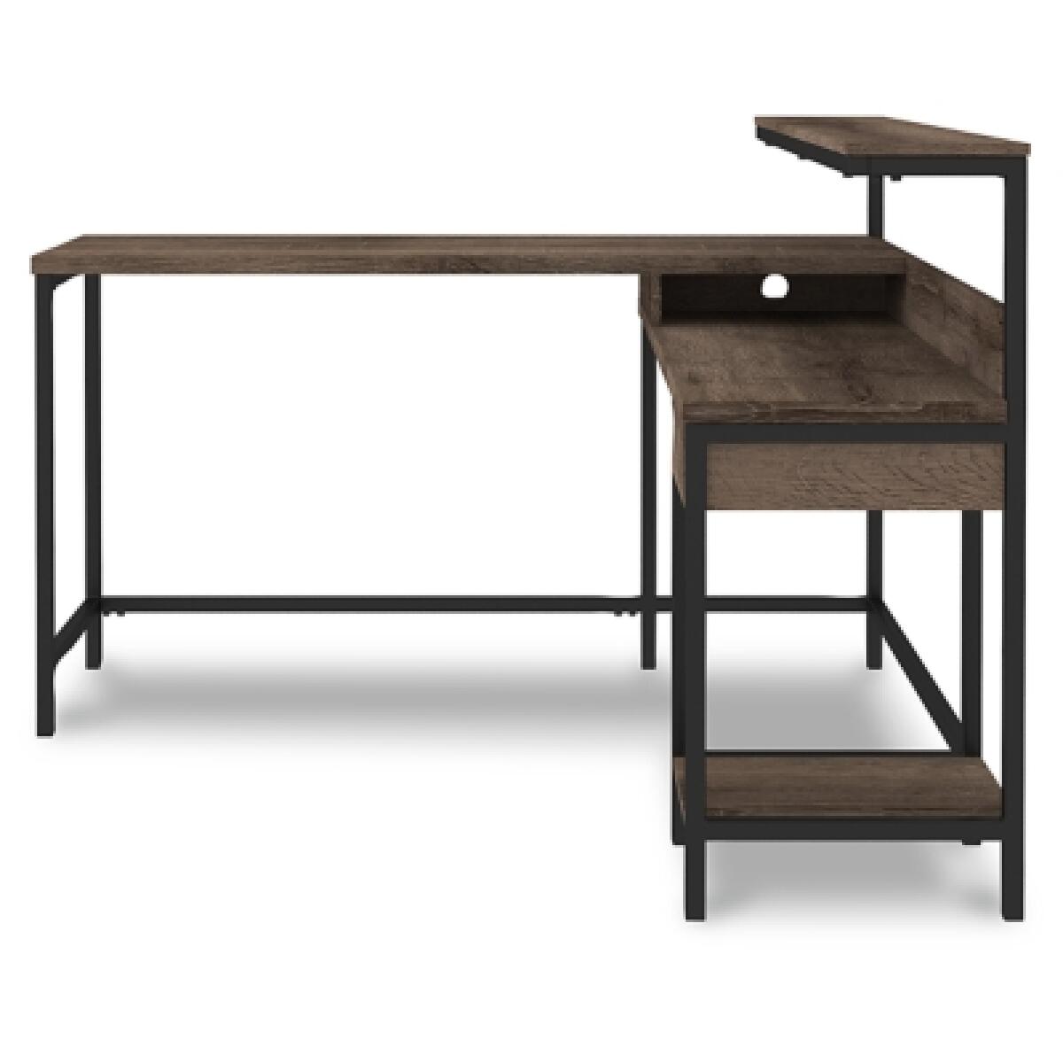 Arlenbry Home Office L-Desk with Storage - Image 5