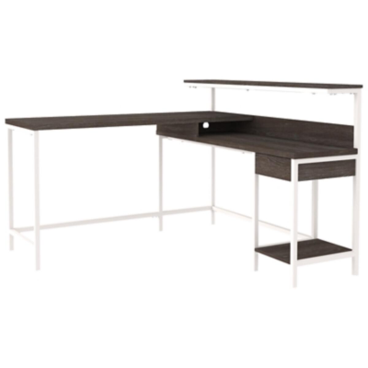Dorrinson Home Office L-Desk with Storage - Image 2