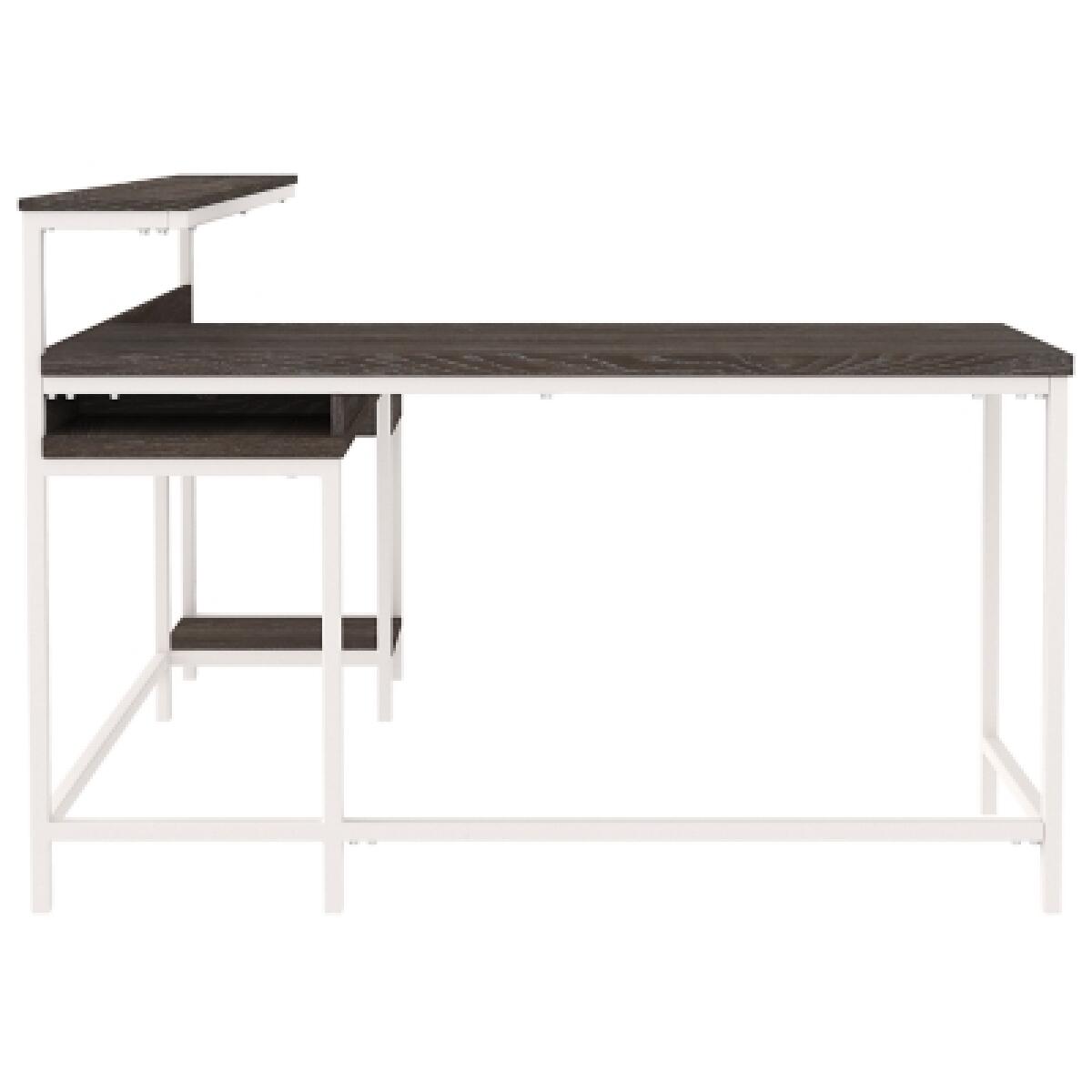 Dorrinson Home Office L-Desk with Storage - Image 7