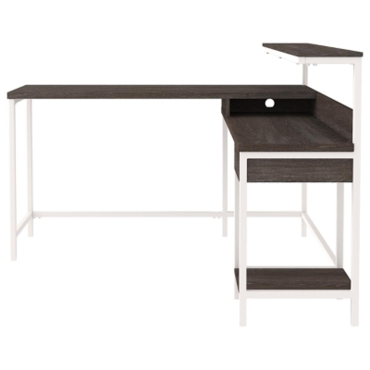 Dorrinson Home Office L-Desk with Storage - Image 4