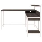 Dorrinson Home Office L-Desk with Storage - Image 4