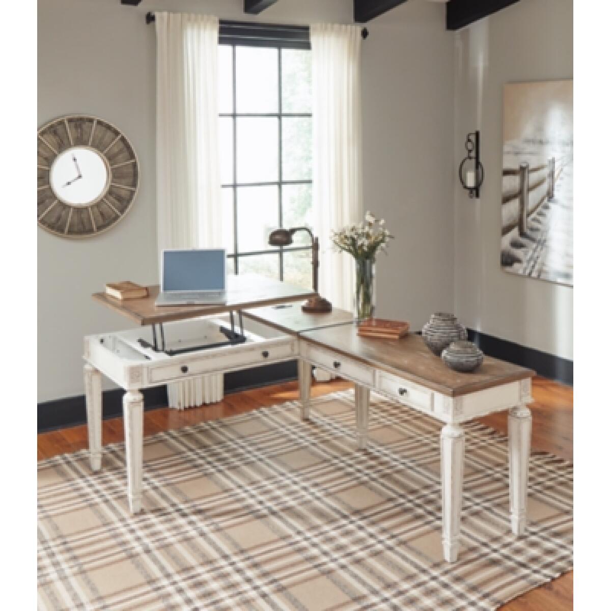 Realyn 2-Piece Home Office Lift Top Desk - Image 7