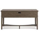 Janismore Home Office Storage Leg Desk - Image 6