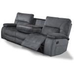 Manual Drop Down Console Reclining Sofa - Image 2