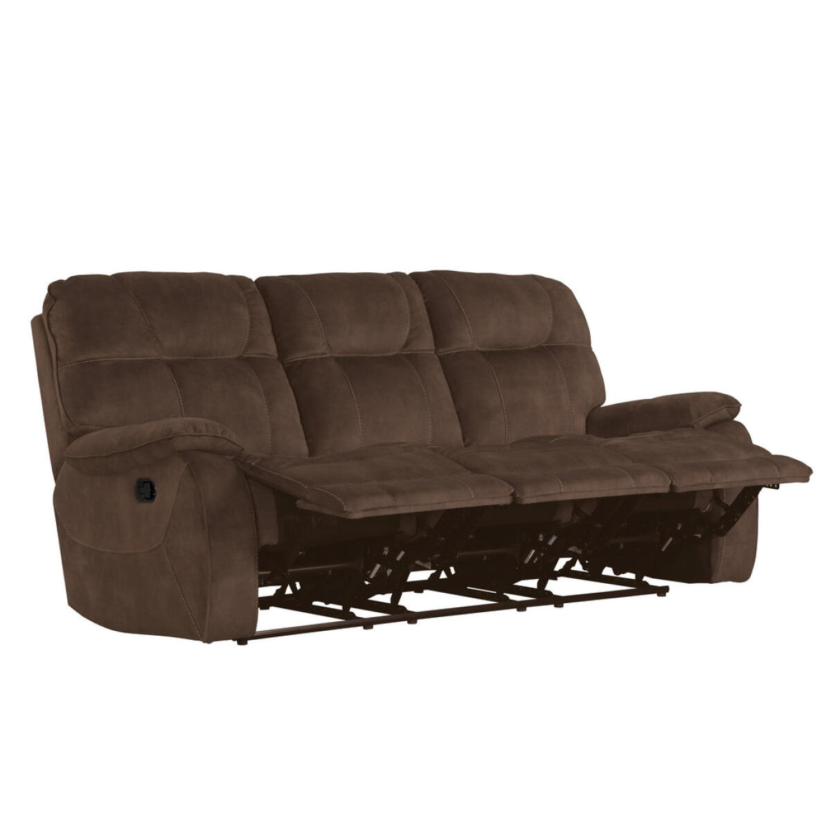 Cooper - Shadow Brown Manual Triple Reclining Sofa - Image 2