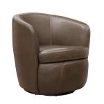 Barolo Vintage Brown Swivel Club Chair