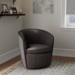 Barolo Vintage Slate Swivel Club Chair - Image 5