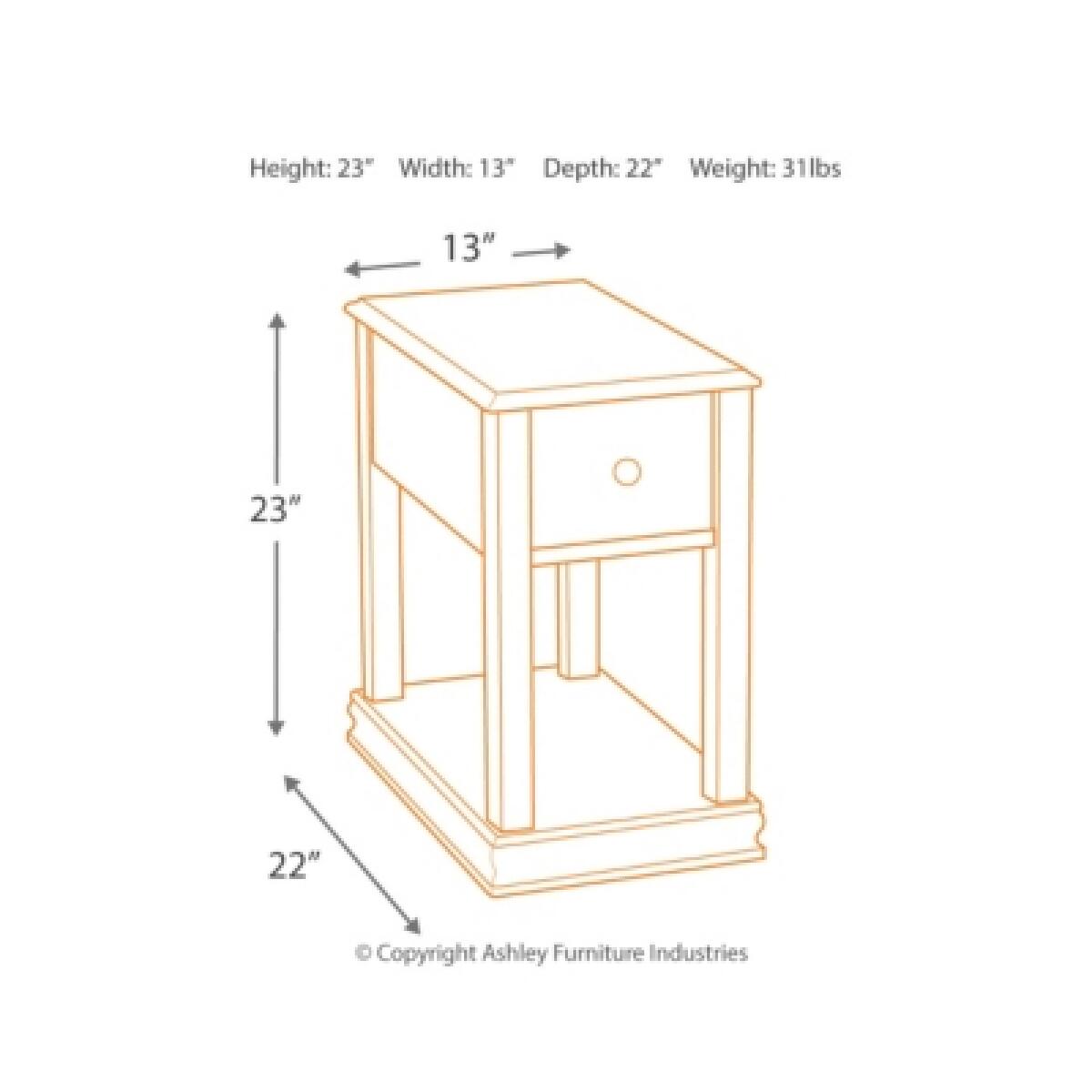 Breegin Chairside End Table - Image 14