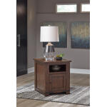 Budmore End Table with USB Ports & Outlets