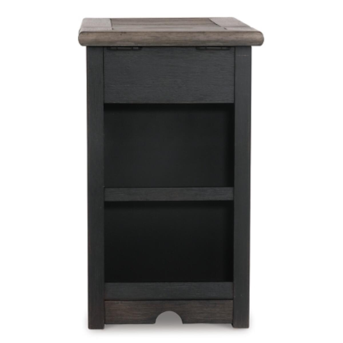 Tyler Creek Chairside End Table with USB Ports & Outlets - Image 8