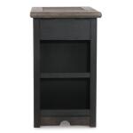 Tyler Creek Chairside End Table with USB Ports & Outlets - Image 8