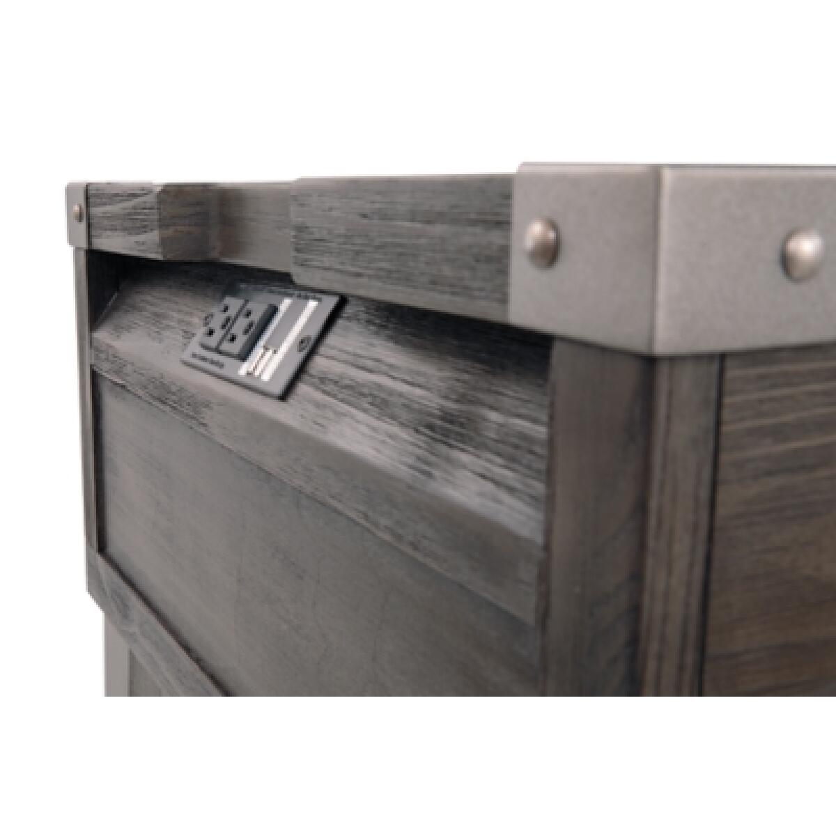 Todoe End Table with USB Ports & Outlets - Image 13