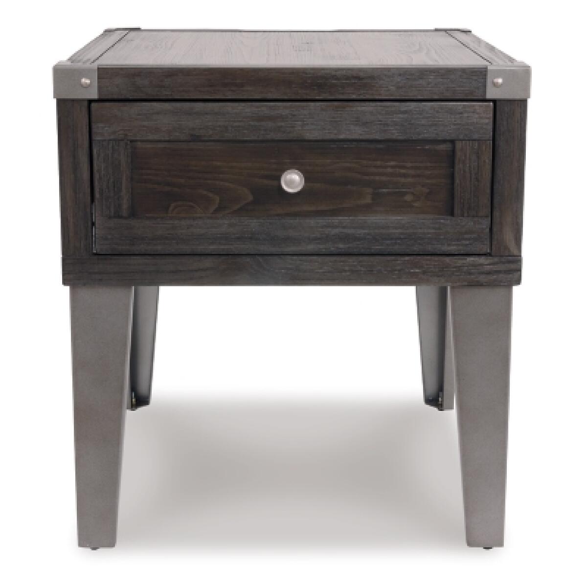 Todoe End Table with USB Ports & Outlets - Image 7