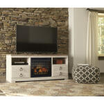 Willowton 64" TV Stand with Electric Fireplace