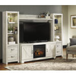 Bellaby 4-Piece Entertainment Center with Electric Fireplace