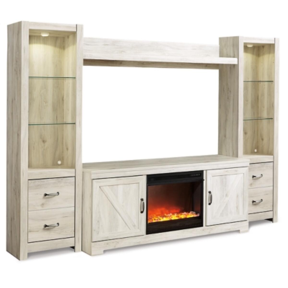 Bellaby 4-Piece Entertainment Center with Fireplace - Image 2