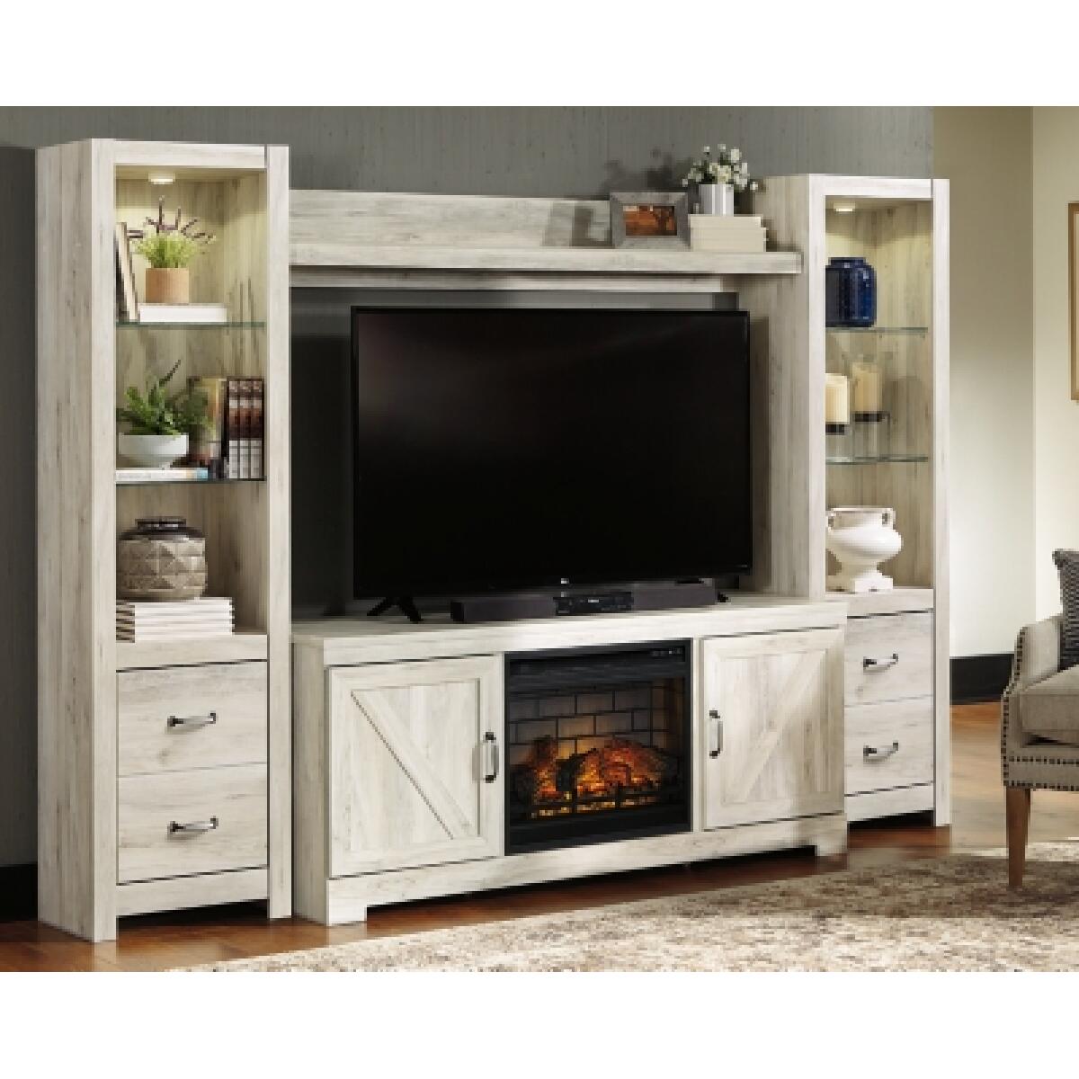 Bellaby 4-Piece Entertainment Center with Electric Fireplace - Image 3