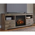 Trinell 63" TV Stand with Electric Fireplace - Image 3