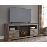Trinell 63" TV Stand with Electric Fireplace