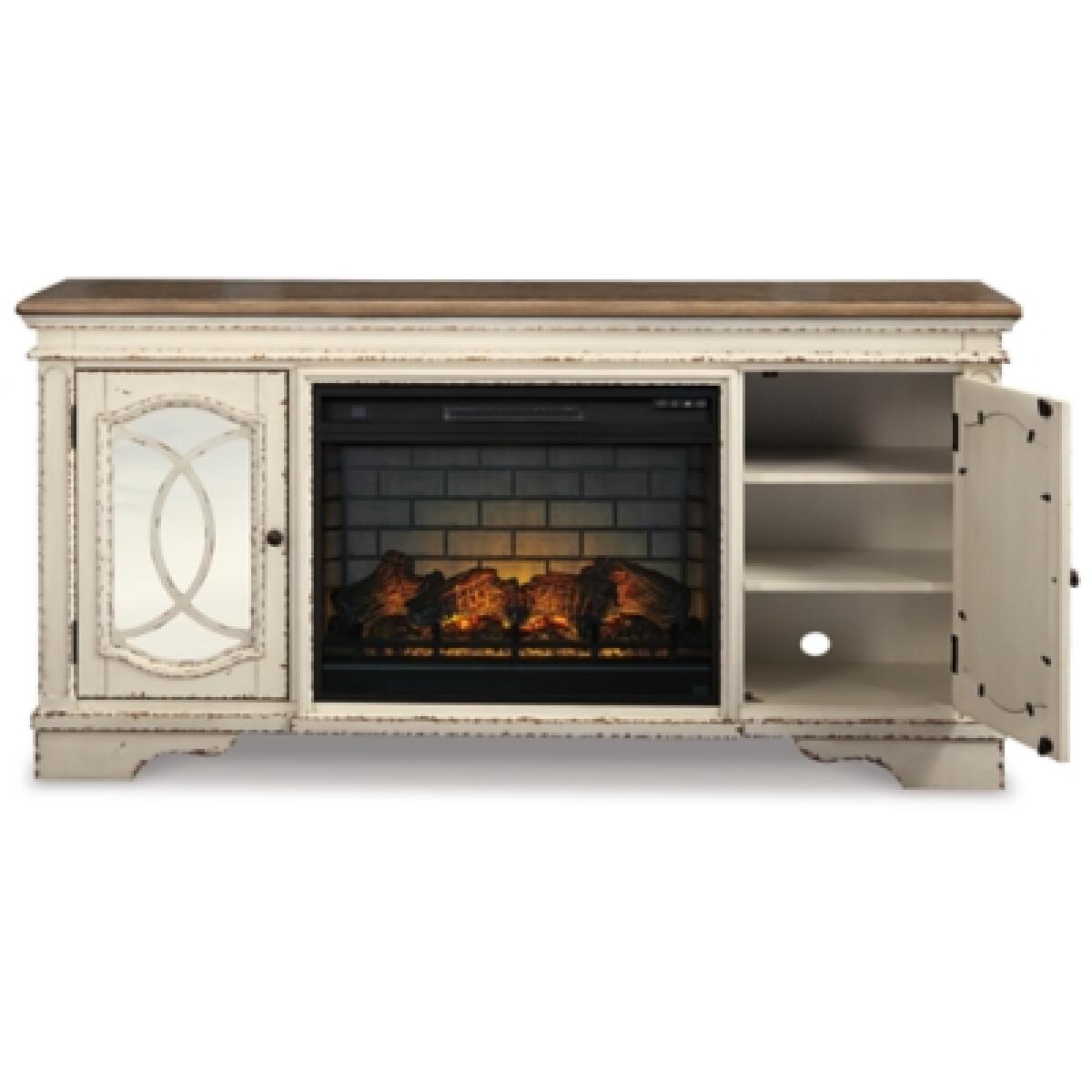 Realyn 74" TV Stand with Electric Fireplace - Image 4