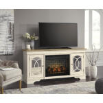 Realyn 74" TV Stand with Electric Fireplace
