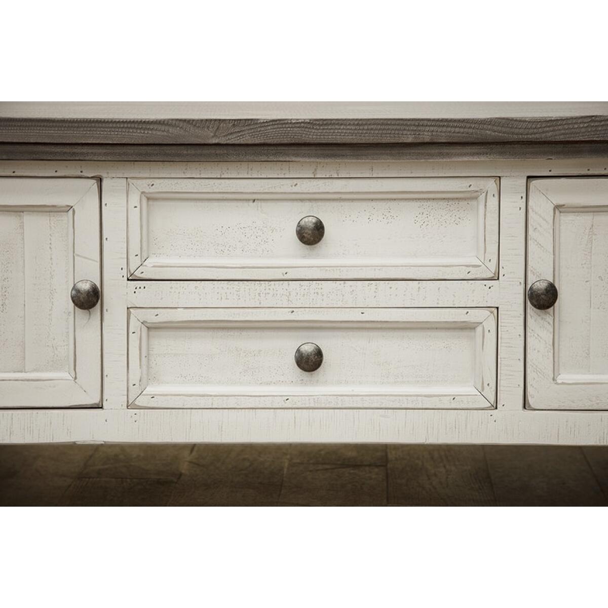Stone 4 Drawers Cocktail Table IFD4691CKT - Image 3