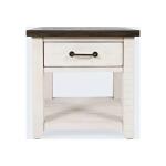 Vintage White Harris End Table