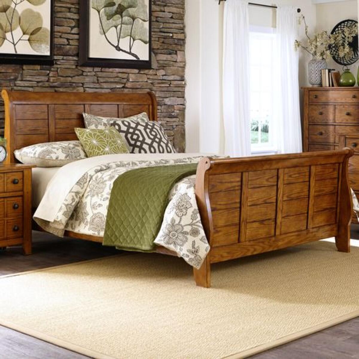 Grandpas Cabin Sleigh Bed - Image 2