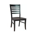 Roma Chair in Coal & Black