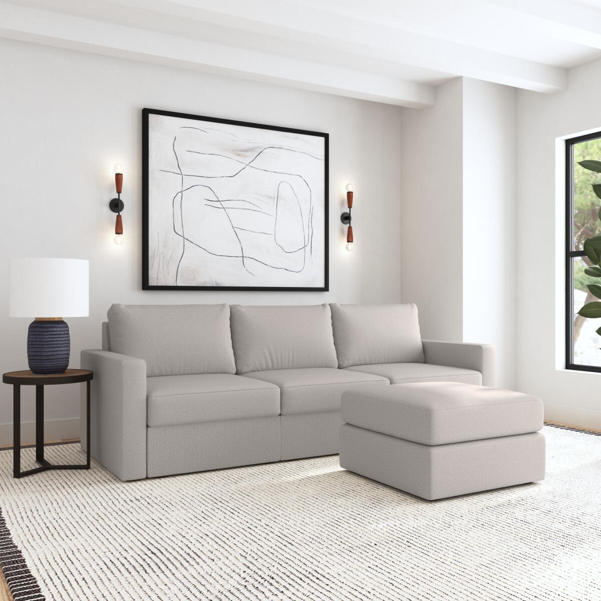 Flex Sofa with Standard Arm and Ottoman by homestyles - Image 3