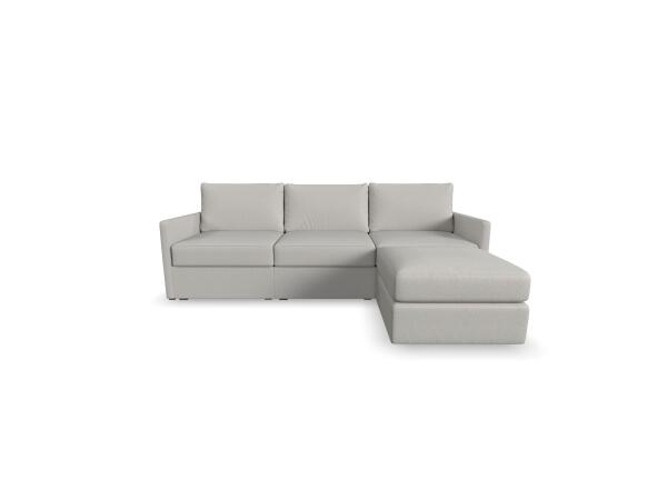 Flex Sofa with Narrow Arm and Ottoman by homestyles