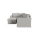 Flex 4-Seat Sectional with Narrow Arm and Ottoman by homestyles - Image 5