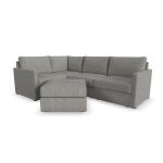 Flex 4-Seat Sectional with Narrow Arm and Ottoman by homestyles - Image 2