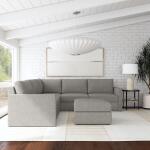 Flex 5-Seat Sectional with Standard Arm and Ottoman by homestyles - Image 3