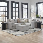 Flex 4-Seat Sectional with Standard Arm and Storage Ottoman by homestyles - Image 3