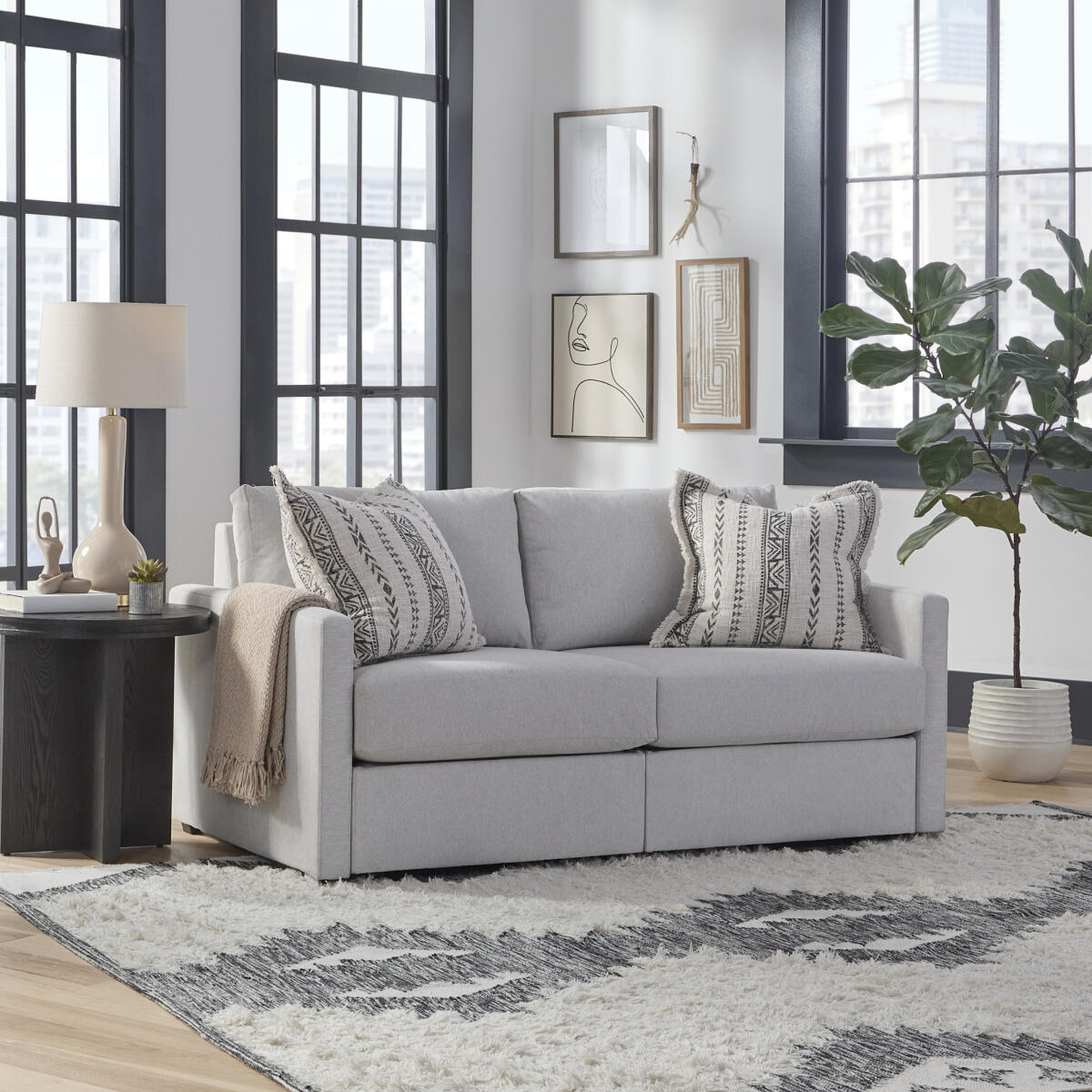 Flex Loveseat with Narrow Arm by homestyles - Image 3