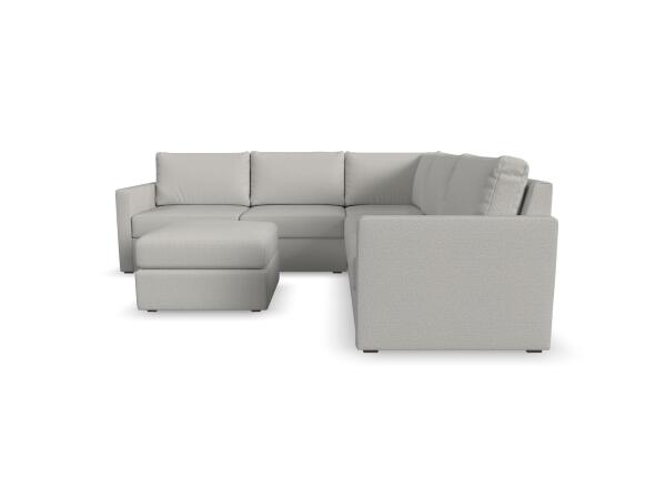 Flex 5-Seat Sectional with Standard Arm and Ottoman by homestyles