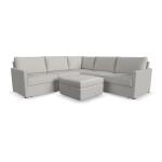 Flex 5-Seat Sectional with Narrow Arm and Storage Ottoman by homestyles - Image 2