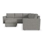 Flex 5-Seat Sectional with Standard Arm and Ottoman by homestyles