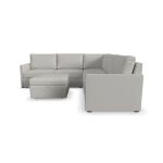 Flex 5-Seat Sectional with Narrow Arm and Storage Ottoman by homestyles