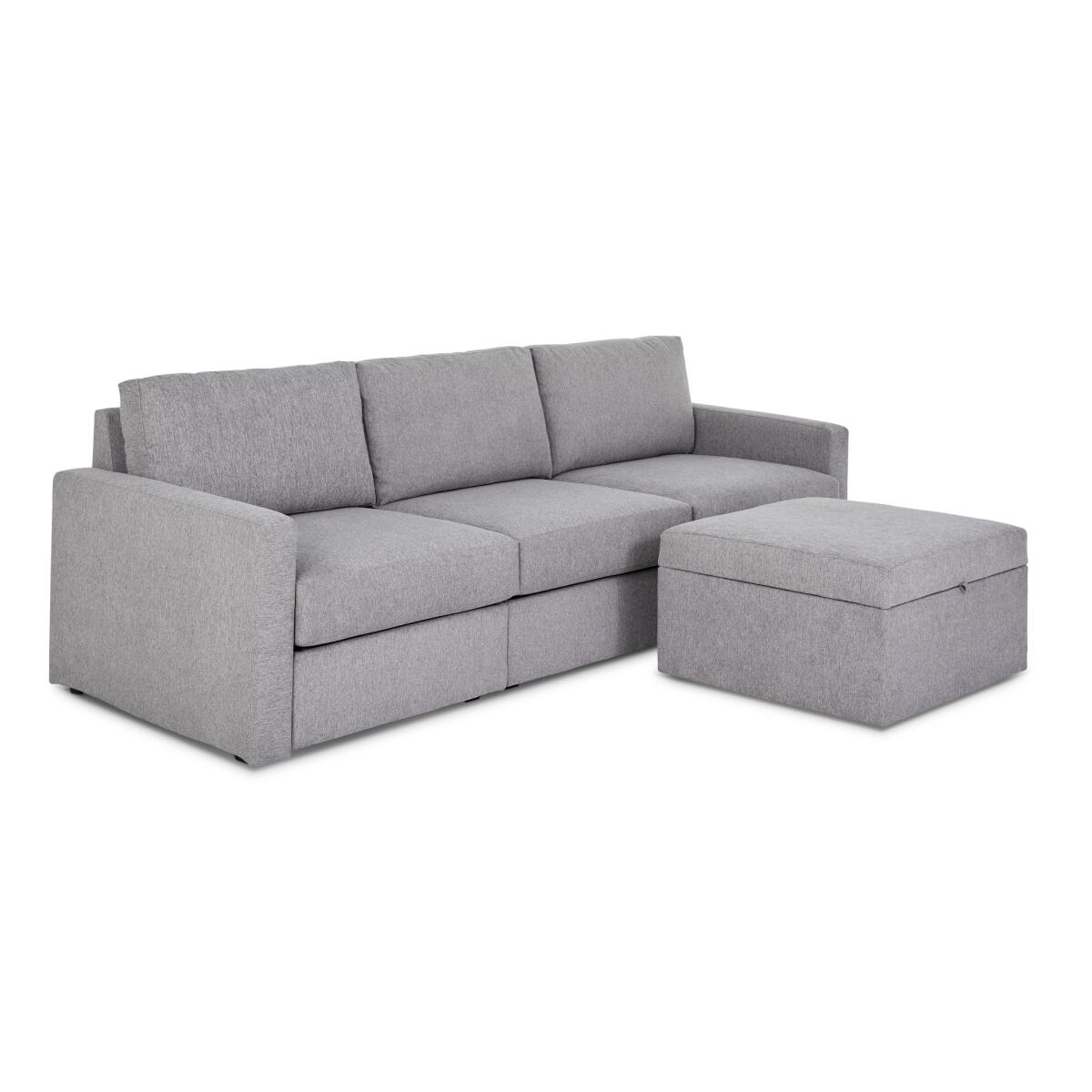 Flex Sofa with Standard Arm and Storage Ottoman by homestyles - Image 2
