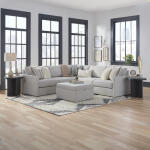 Flex 5-Seat Sectional with Narrow Arm and Storage Ottoman by homestyles - Image 3