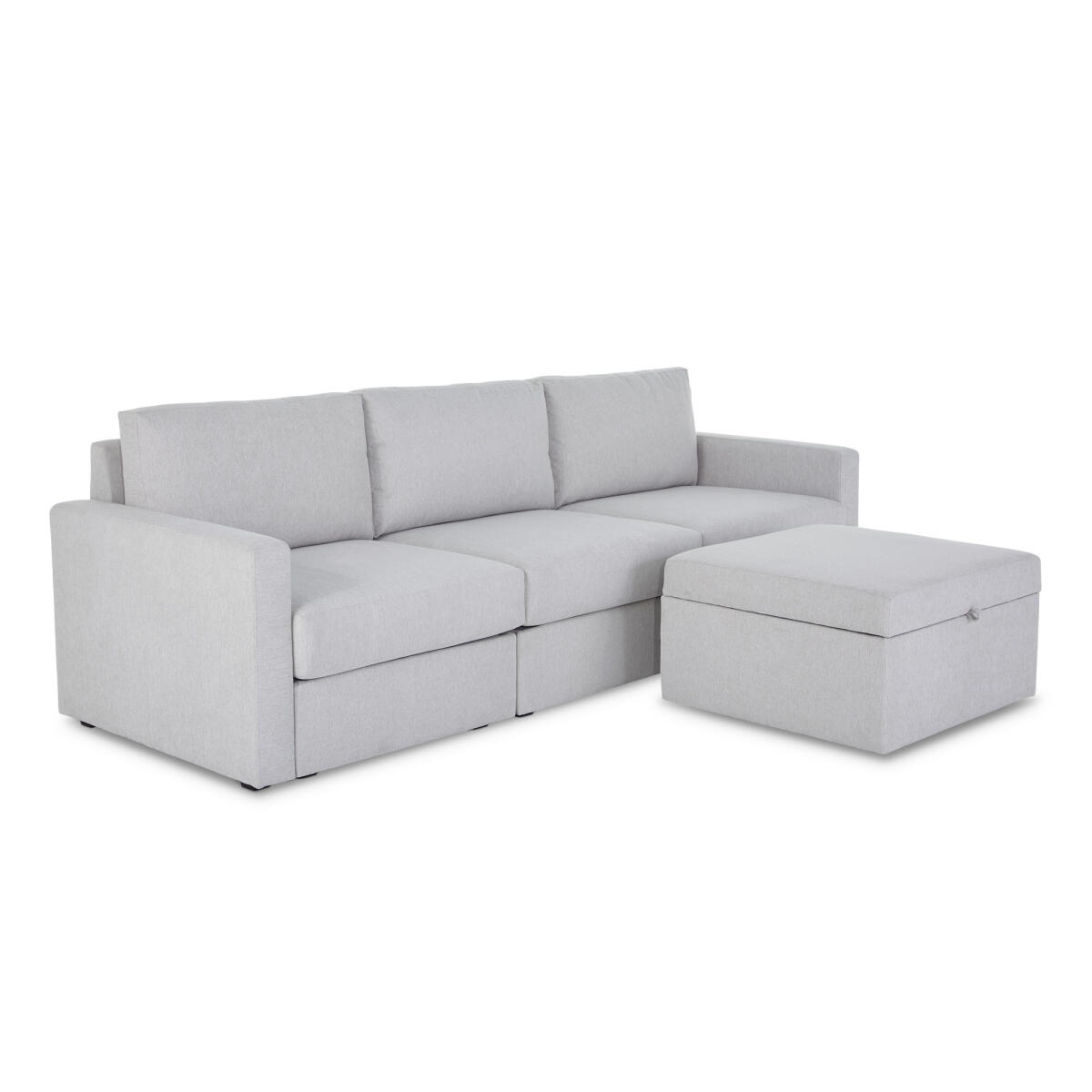 Flex Sofa with Standard Arm and Storage Ottoman by homestyles - Image 2