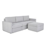 Flex Sofa with Standard Arm and Storage Ottoman by homestyles