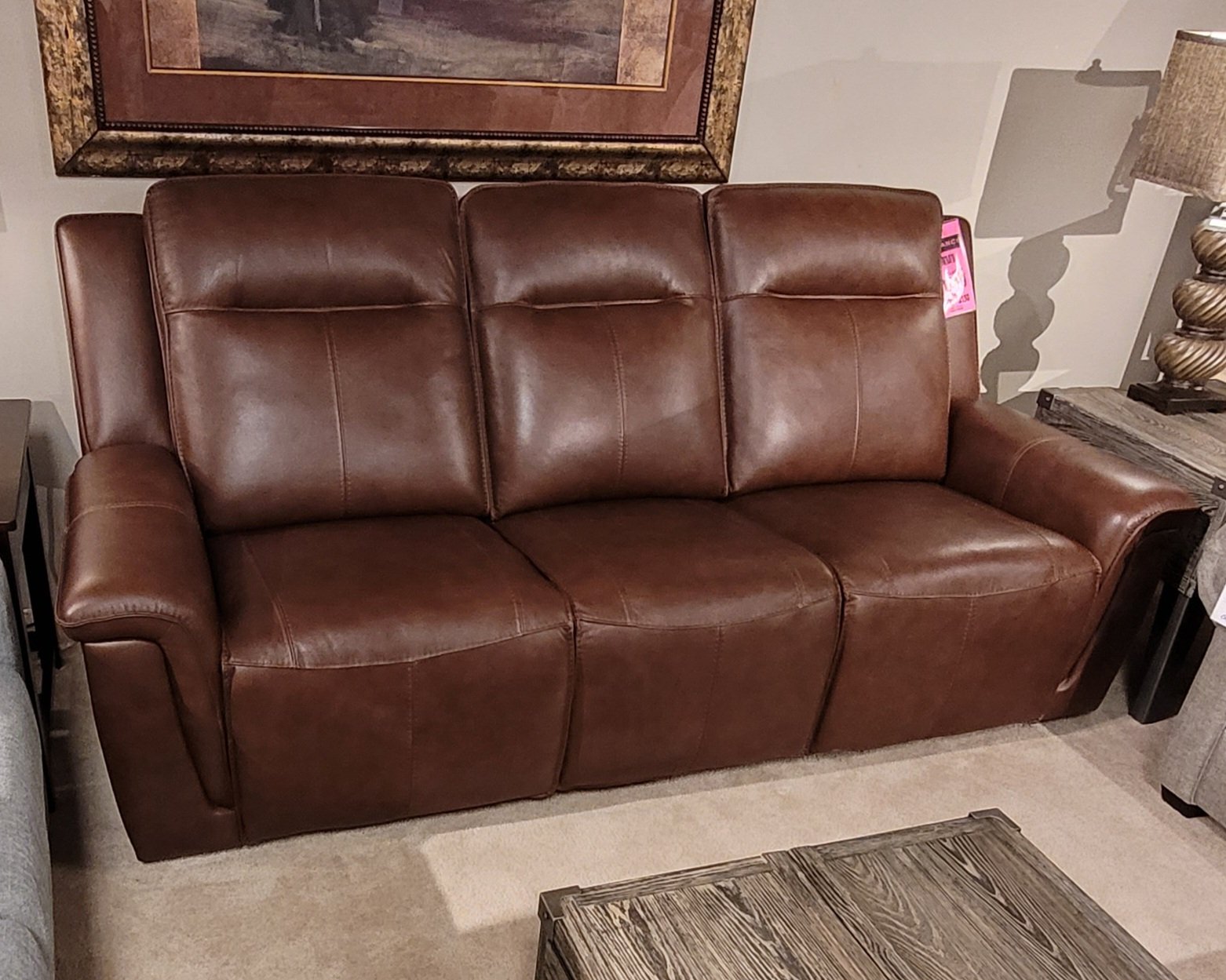Liberty Leather Power Reclining Sofa